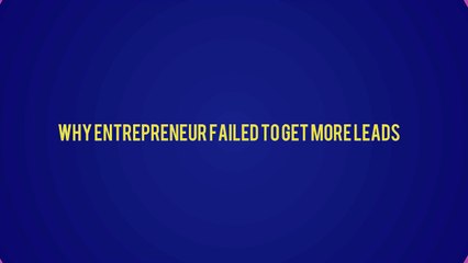 Why Entrepreneur Failed To Get Visitors In Their Business?