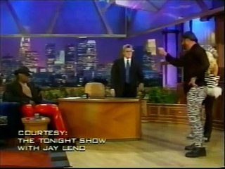 Macho Man Randy Savage attacks Dennis Rodman on The Tonight Show [10th August 1999]