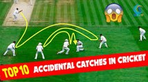 #10 Accidental Catches in Cricket History Ever...!! _ Funny and Unexpected Catches _ Cricket Latest