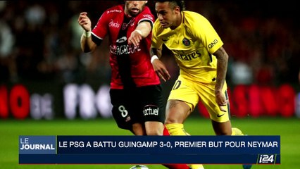 Le PSG a battu Guingamp (3-0), premier but pour Neymar