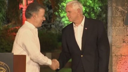 La crisis de Venezuela se cuela en la gira de Pence por América Latina