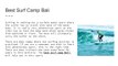 Explore Surfing Camp With Best Surf Camp Bali