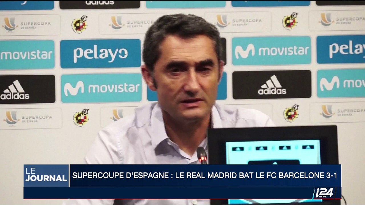 Supercoupe d'Espagne: le Real Madrid a battu le FC Barcelone