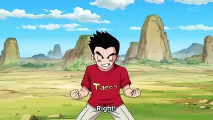 Goku punches Krillin in the face - DragonBall Super (English Sub)