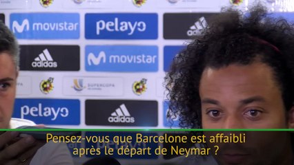 Supercoupe d'Espagne - Marcelo : "Barcelone n'est pas affaibli par le départ de Neymar"