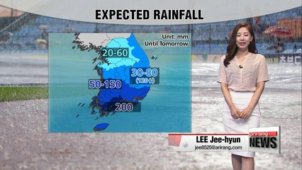 Rain throughout the day into tomorrow