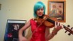 Lara plays the Dragon Ball Z theme cha la la on violin (cosplay)