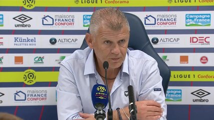 Conférence de presse Patrice Garande après Caen / Saint Etienne