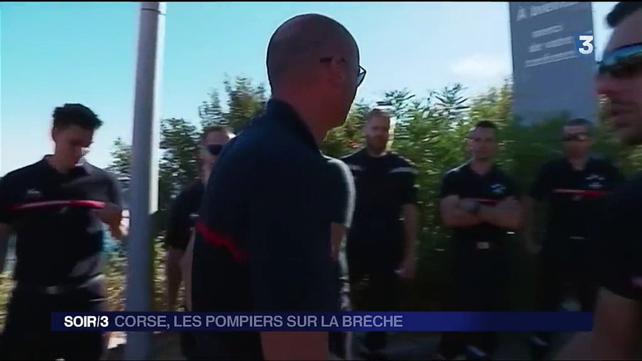 Corse : les pompiers sur la brèche