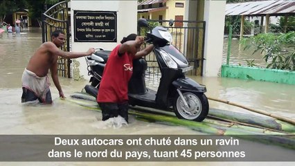 La mousson fait au moins 94 morts en Inde et au Népal