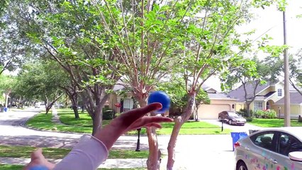 Frozen Elsa raining Goldfish & Balls? w/ Snow White Frozen Elsa baby, princess jasmine, mc