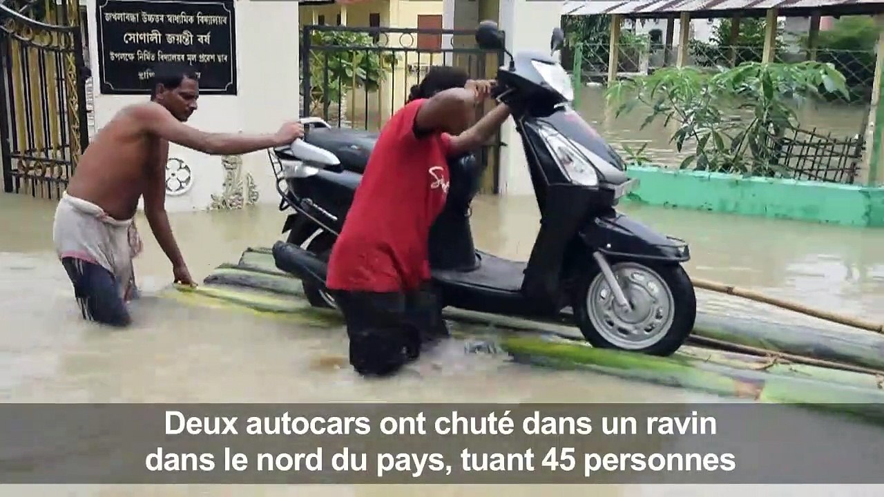 La mousson fait au moins 94 morts en Inde et au Népal