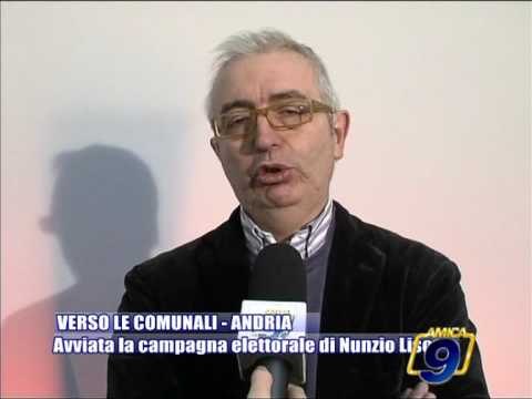 ANDRIA COMUNALI 2010. Avviata la campagna elettorale di Nunzio Liso