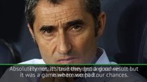 We had our chances - Valverde