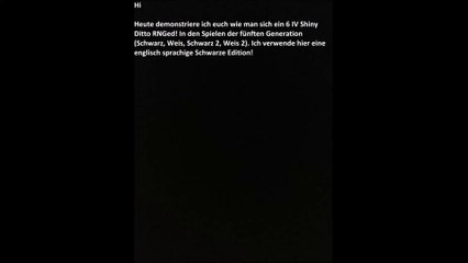 The only REAL Way to get a 100 % legit Shiny 6 IV Ditto! (GERMAN)