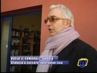 ANDRIA | Sfiducia a Zaccaro, interviene Liso