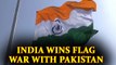 India hoists its highest Tricolour ahead of Pakistan | Oneindia News