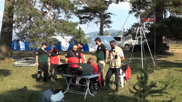 Bolu İhh'dan Bolu Aladağ'da Arama Kurtarma Tatbikatı