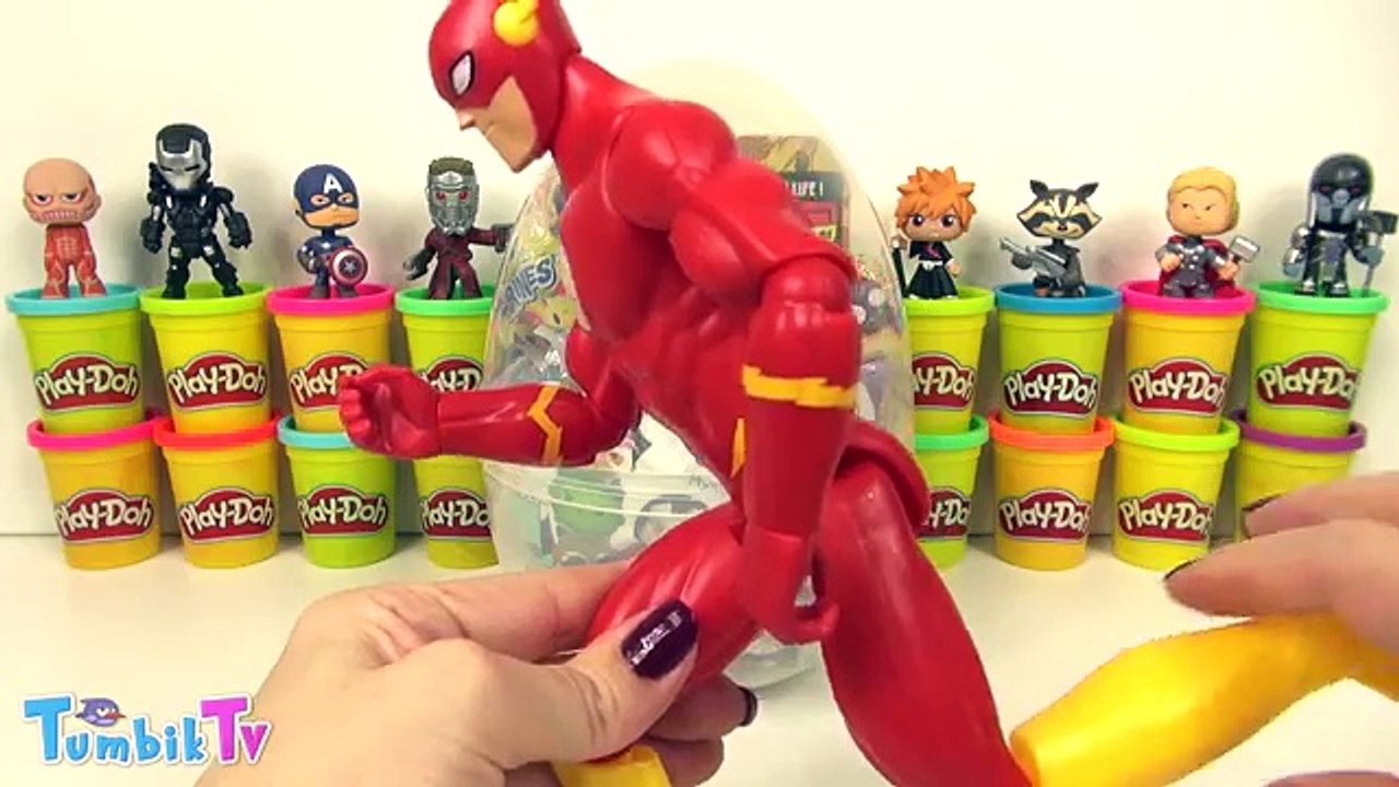 Flash Sürpriz Yumurta Oyun Hamuru - Flash Oyuncakları Joker Çöps Çetesi