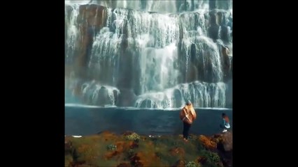 Voici les chutes Dynjandi en Islande... Magnifique