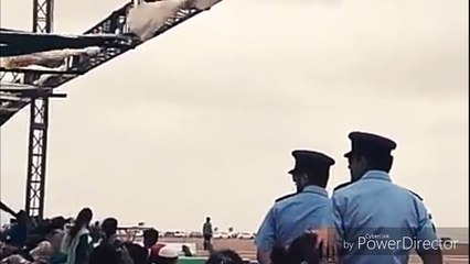 Sherdils and F16 Perfomce at sea view karachi
