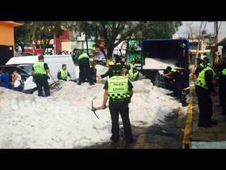 Tras la devastación causada por la granizada en Coacalco, Edomex