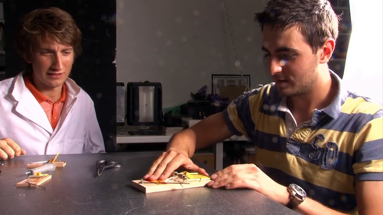 Mouse Trap Finger Challenge - The Slow Mo Guys