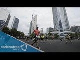 Muere corredor en plena maratón de la Ciudad de México 2015
