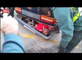 Shikoni se ku ishte fshehur emigranti i cili po kalonte kufirin ilegalisht (360video)
