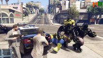 GTA V - Hulk Virus vs Michael, Franklin, and Trevor in GTA V - HINDI-URDU