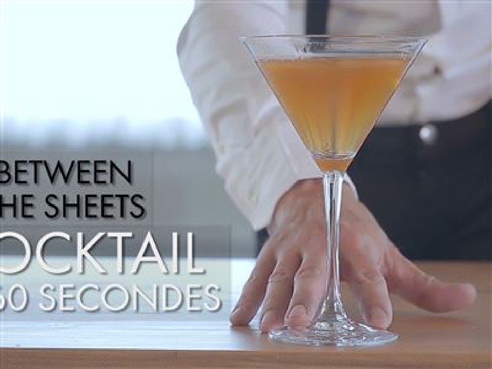 Cocktail en 60 secondes : Between The Sheets