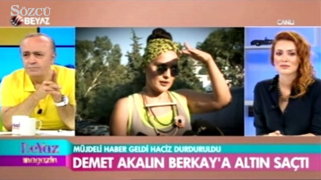 Demet Akalın canlı yayında sinir krizi geçirdi