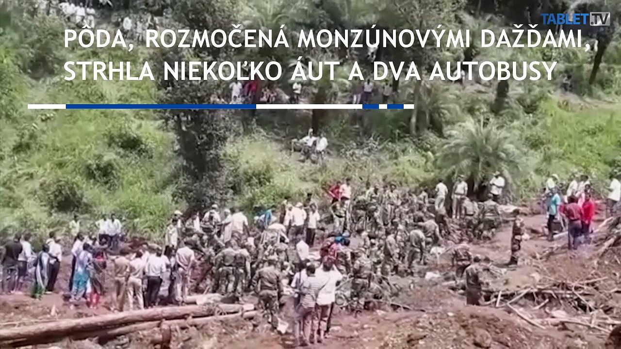Zosuv pôdy strhol vozidlá na indickej diaľnici; najmenej 45 mŕtvych