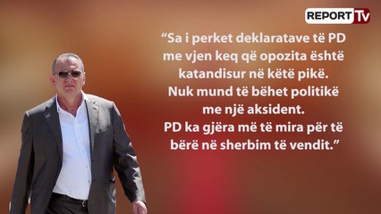 Report TV - Rakipi: Keqardhje për viktimën e familjen, PD mos bëjë politikë