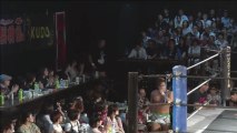 Kazusada Higuchi & Kouki Iwasaki vs. Smile Squash (HARASHIMA & Soma Takao) - DDT Beer Garden Fight (2017) ~ DDT Day ~