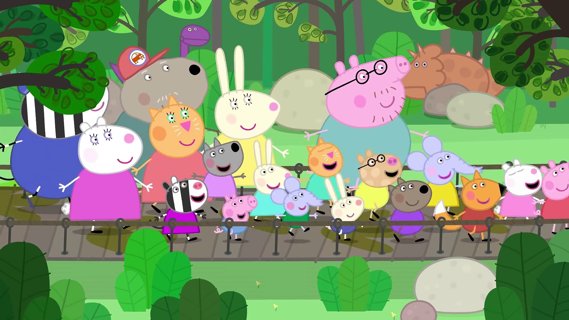 Peppa Pig Grampy Rabbit S Dinosaur Park Full Episode Video Dailymotion
