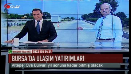Bursa'da ulaşım yatırımları (Haber 12 08 2017)
