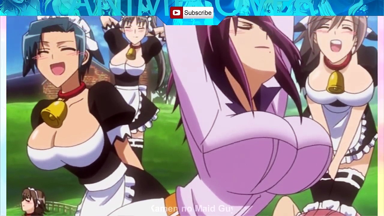 Kamen No Maid Guy Boob scenes (Anime Fanservice)