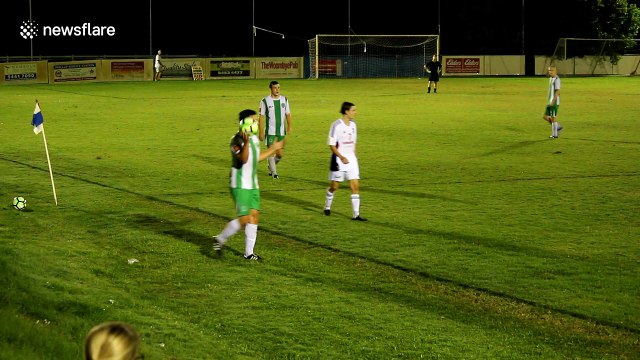 Australian non league footballer scores incredible solo goal
