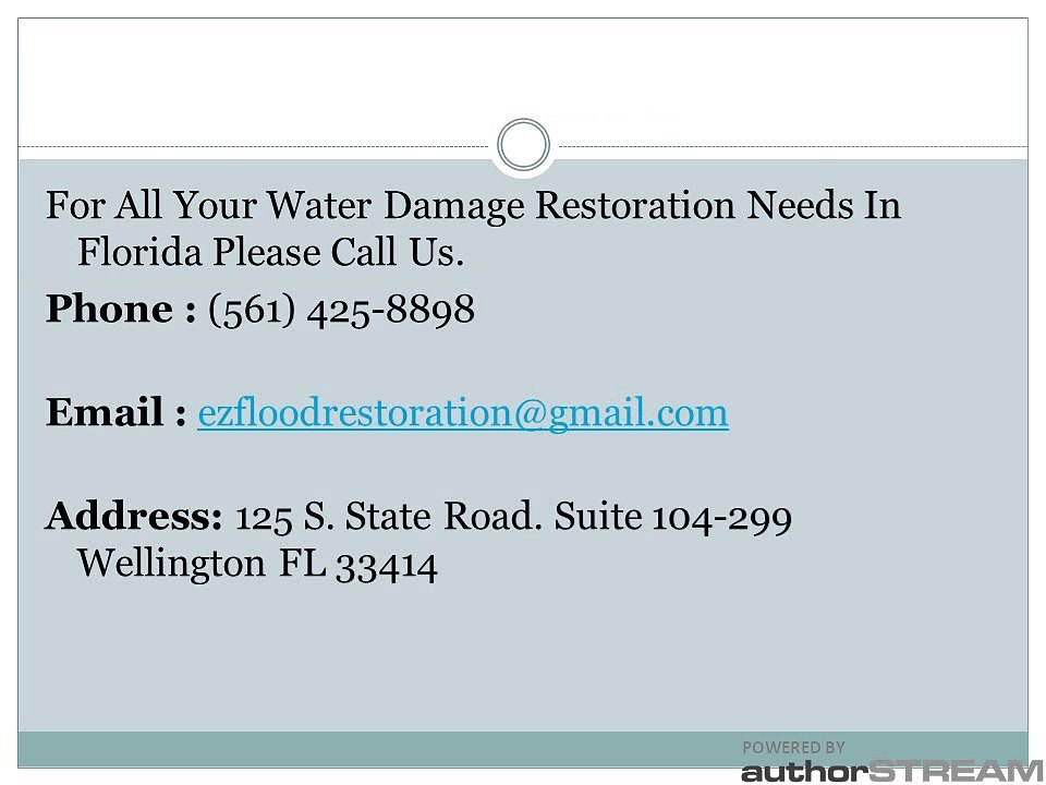 Causes of water damage