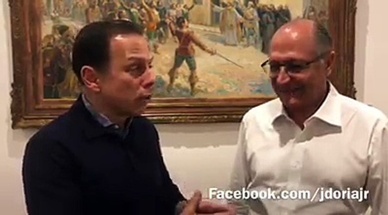 Doria critica notícias e reafirma lealdade a Alckmin