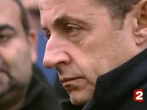 NICOLAS SARKOZY rencontre les cheminots a seine denis