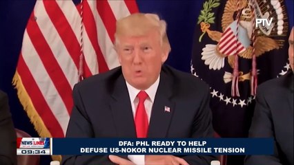 DFA: PHL ready to help defuse US-NoKor nuclear missile tension