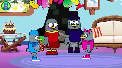 Mega Birds Playing Darts Full Episodes Cartoon Animation Nursery Rhymes