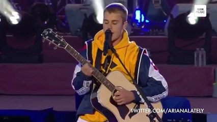 Justin Bieber - Love Yourself live Acoustic video MV