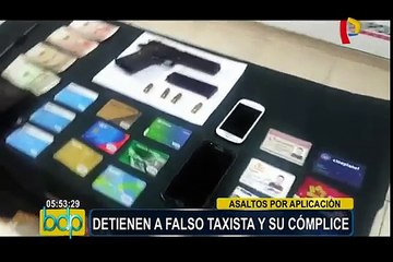 Surco: capturan a falso taxista por aplicación y a su cómplice