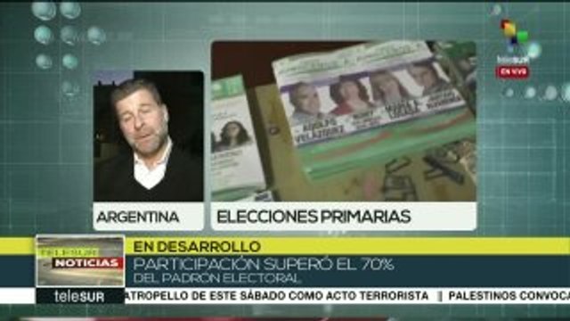 teleSUR Noticias: Argentina: cierre de mesas