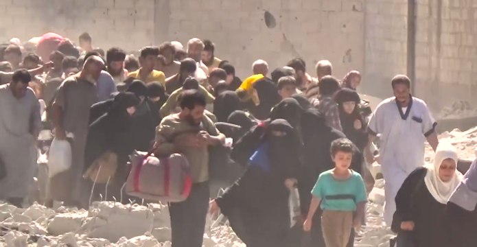 Dozens of Civilians Evacuated From Raqqa City