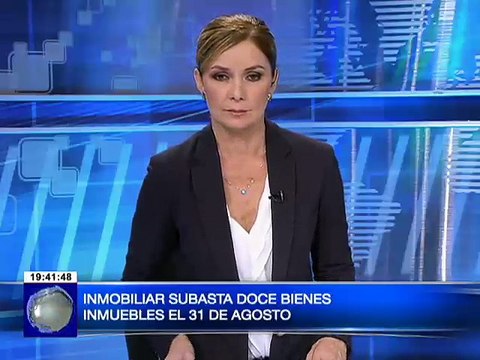 Inmobiliar subastará doce bienes inmuebles el 31 de Agosto