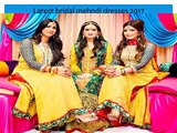 Latest Bridal Mehndi Dresses Designs Collection -Mehndi Dresses 2017 For Pakistani Stylish Girls